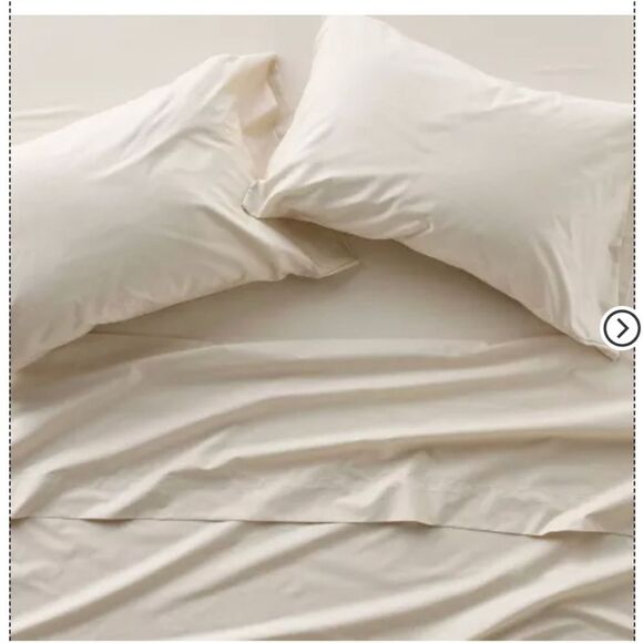 250 Thread Count Percale Sheet Set - Casaluna -Natural - Picture 1 of 4